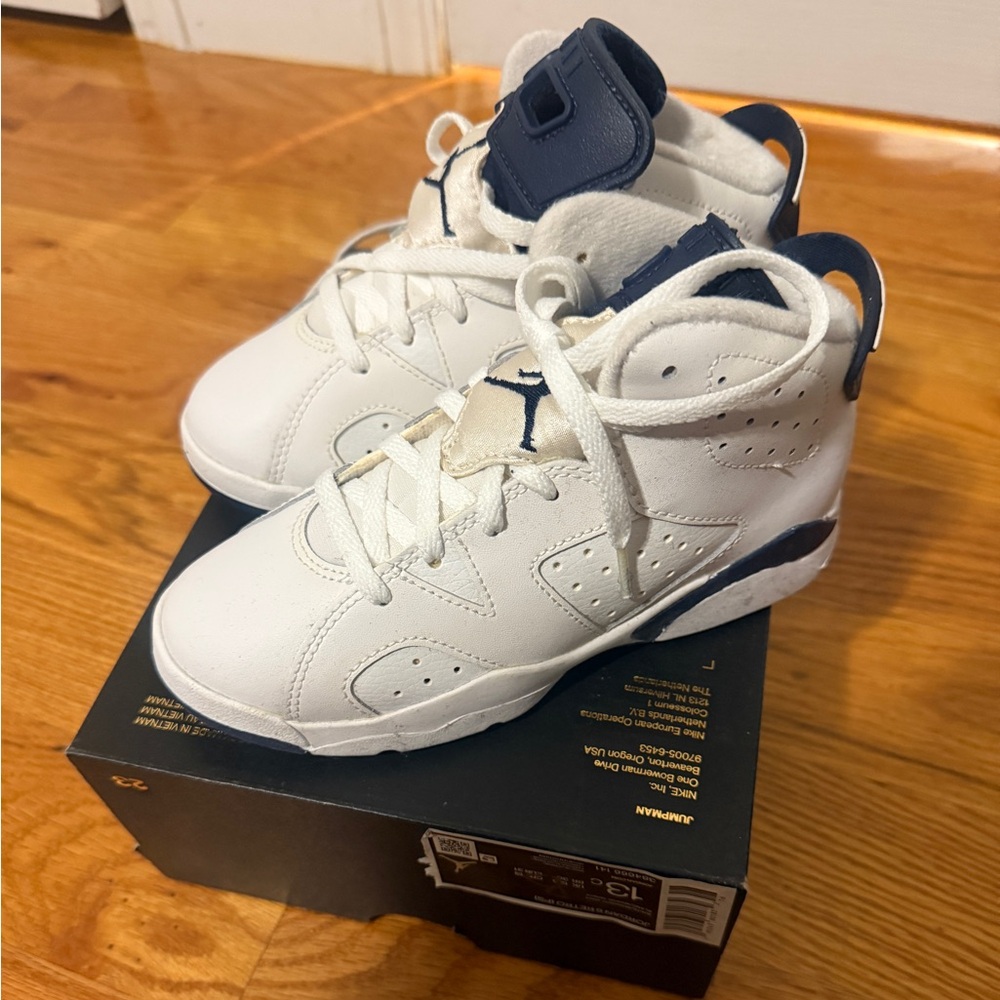 Jordan 6 White Navy